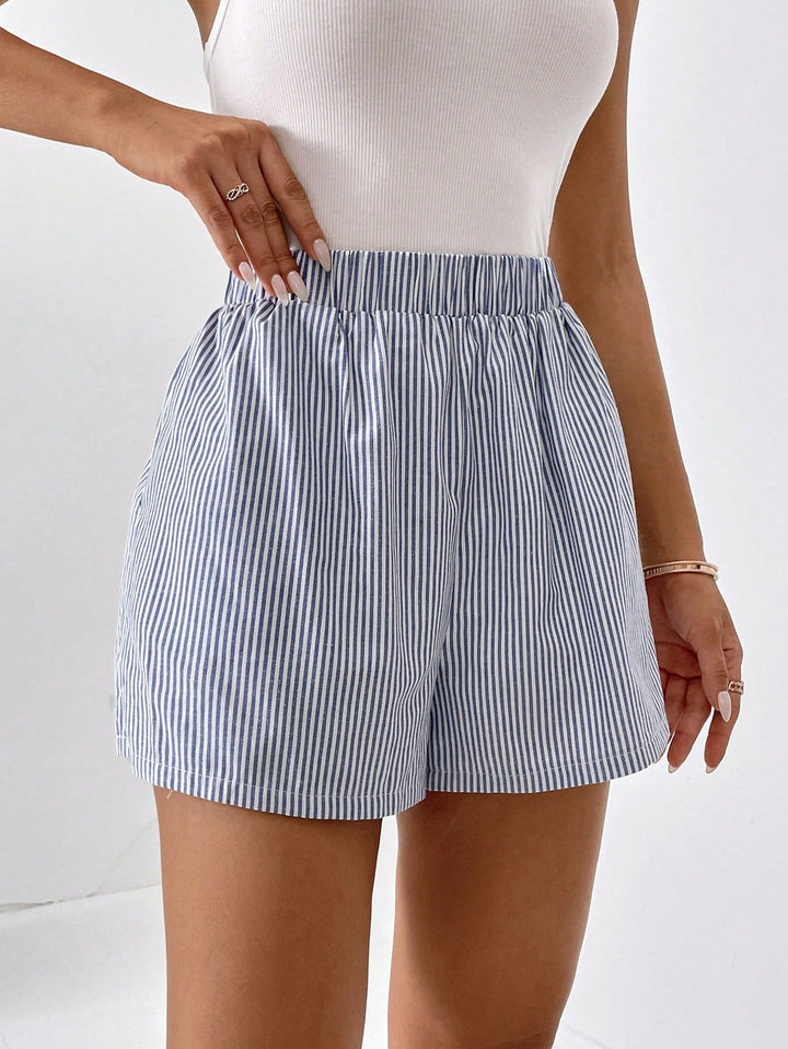 Blythe - Short d'été rayé tendance pour femmes