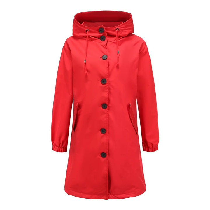 Lilac - Coupe-vent à capuche pour femmes, parfaitement imperméable et élégant
