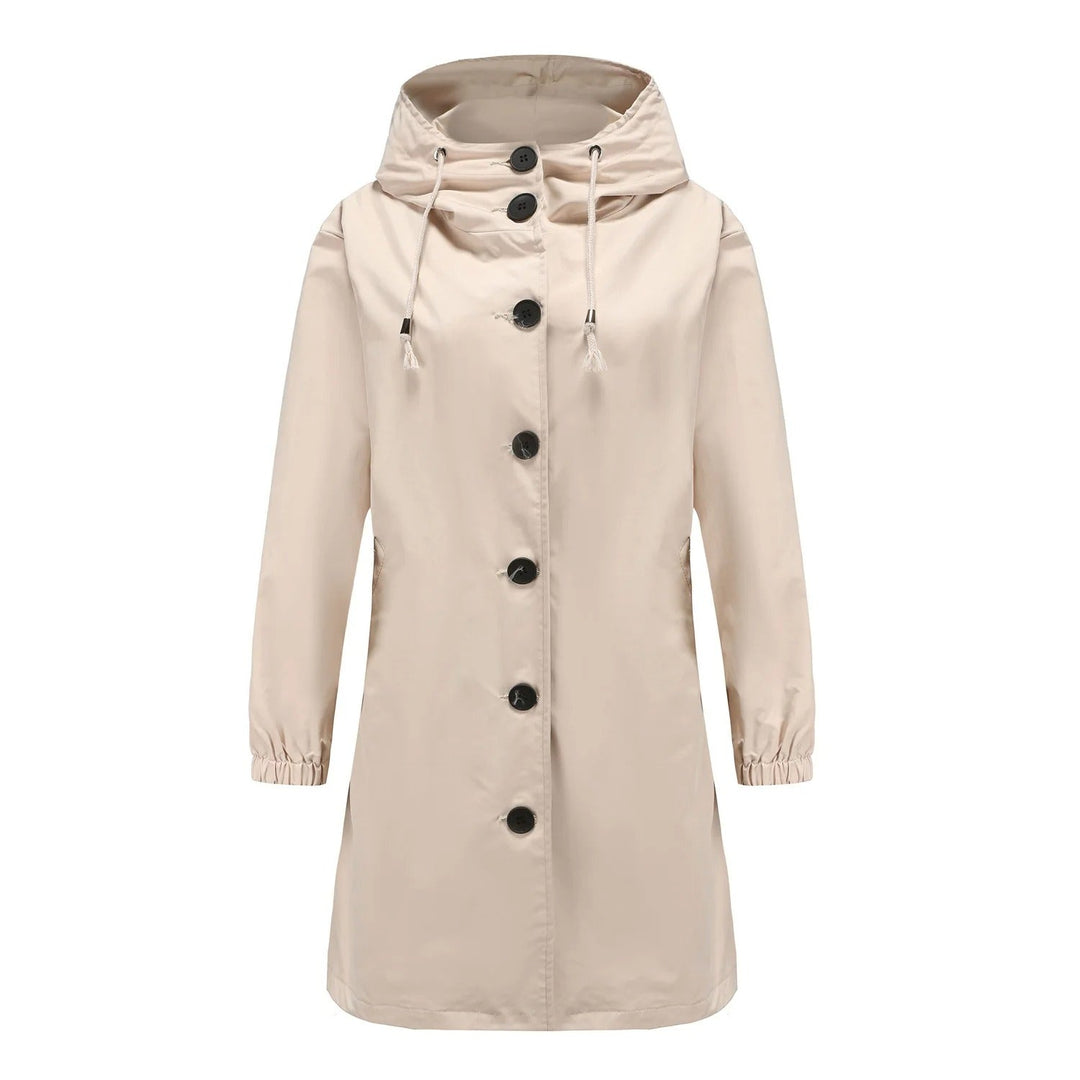 Lilac - Coupe-vent à capuche pour femmes, parfaitement imperméable et élégant