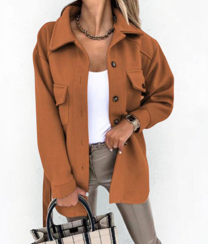 Amber - Manteau de printemps élégant pour la femme soucieuse de la mode