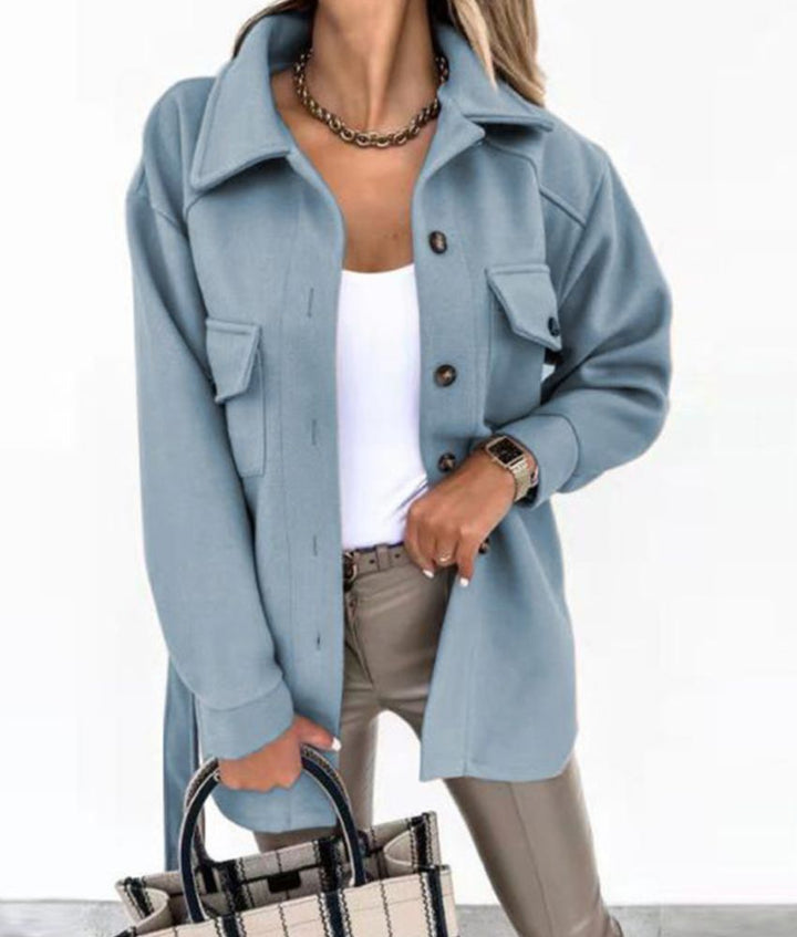 Amber - Manteau de printemps élégant pour la femme soucieuse de la mode