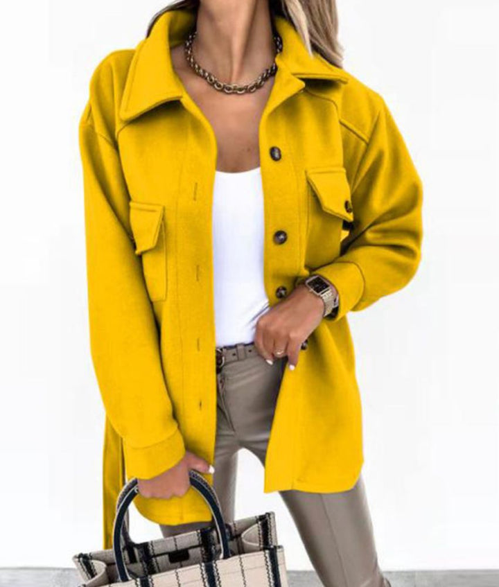 Amber - Manteau de printemps élégant pour la femme soucieuse de la mode