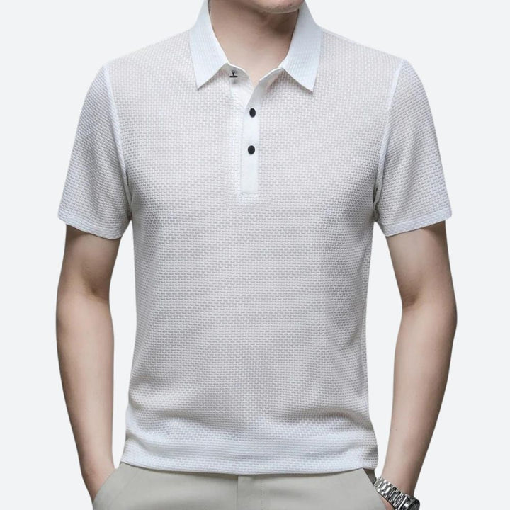 Polo de luxe pour hommes - Anton avec une coupe parfaite
