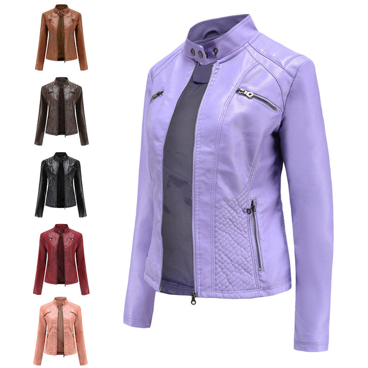 ANDRIJANA - Veste en cuir élégante pour un look intemporel
