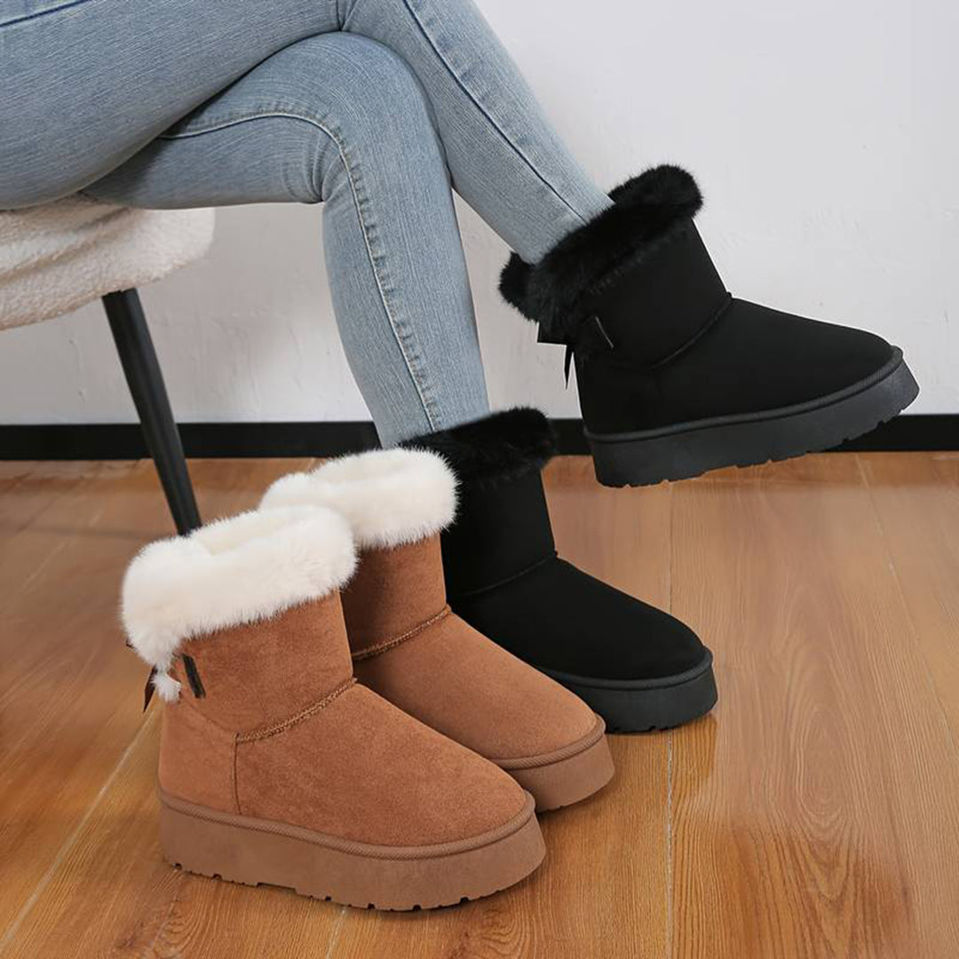 ZAARA - Bottes d'hiver élégantes à semelle épaisse et confortable