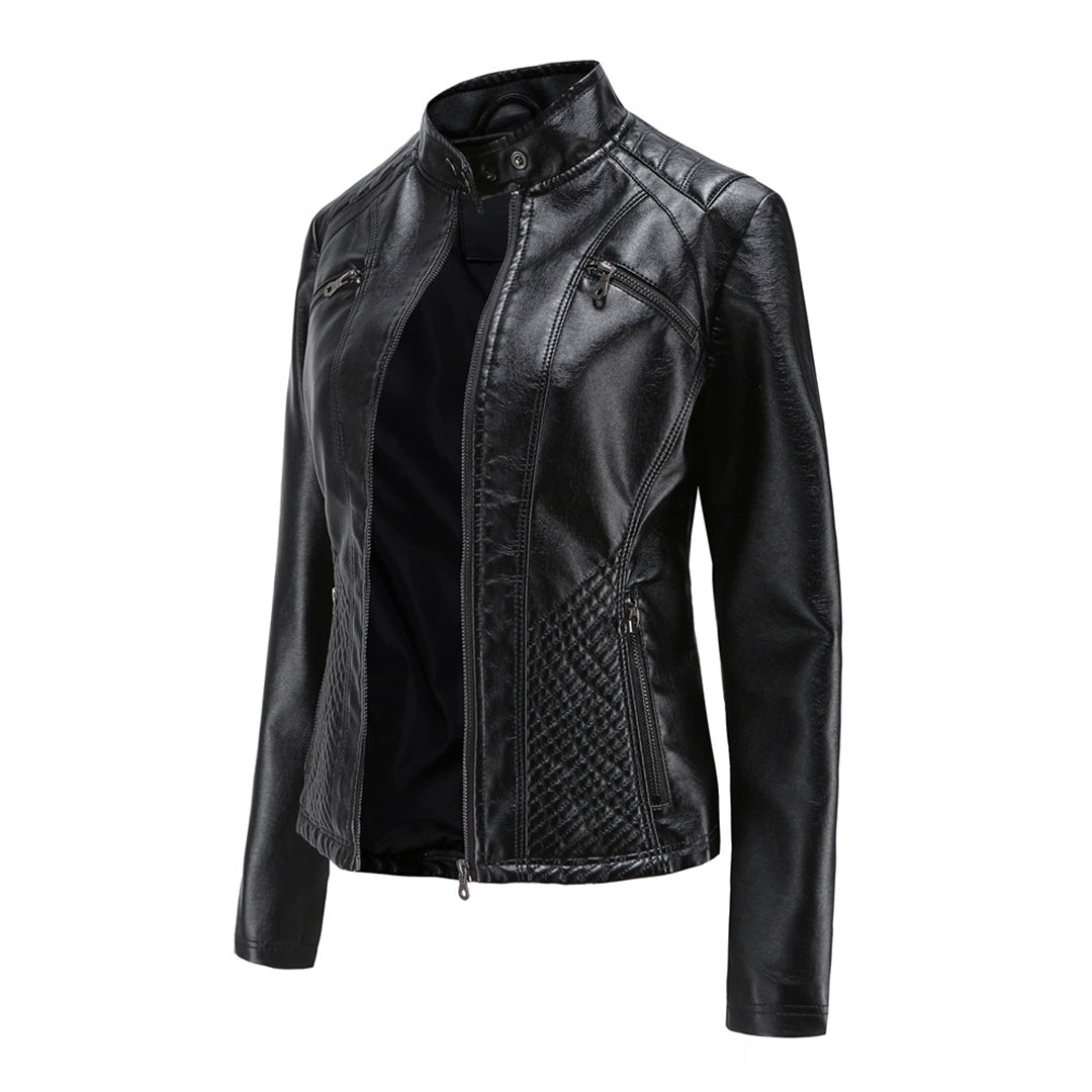 ANDRIJANA - Veste en cuir élégante pour un look intemporel