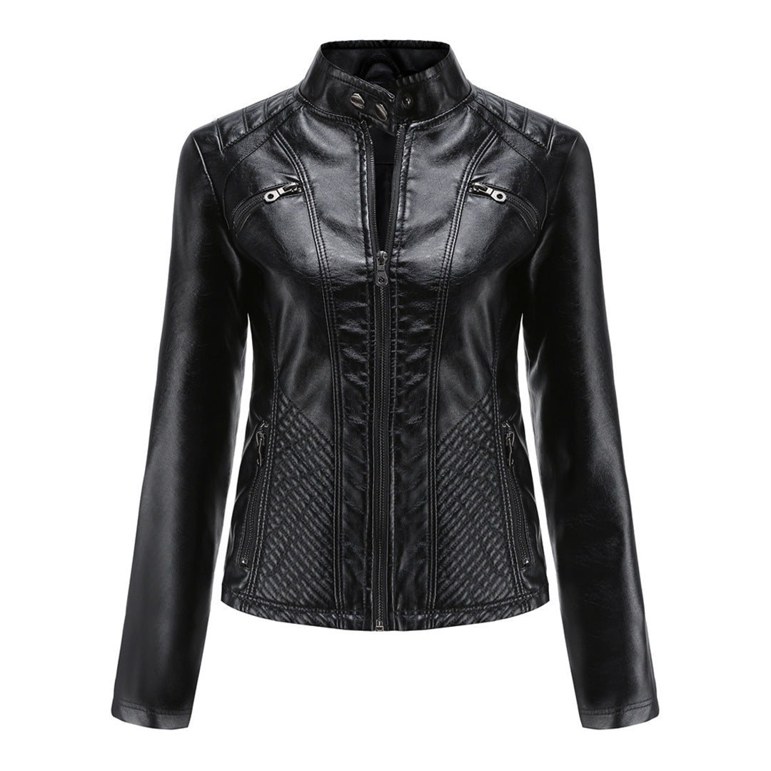 ANDRIJANA - Veste en cuir élégante pour un look intemporel