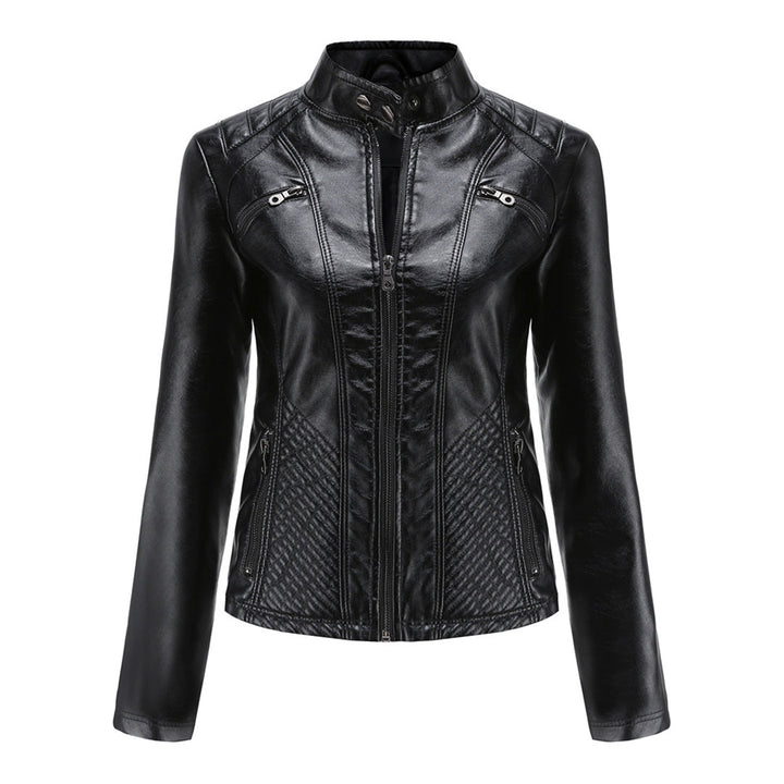 ANDRIJANA - Veste en cuir élégante pour un look intemporel