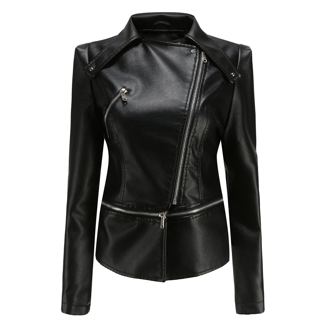 ALOJZIJA - Veste en cuir élégante pour un look chic