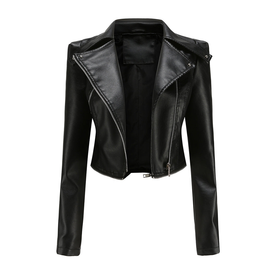 ALOJZIJA - Veste en cuir élégante pour un look chic