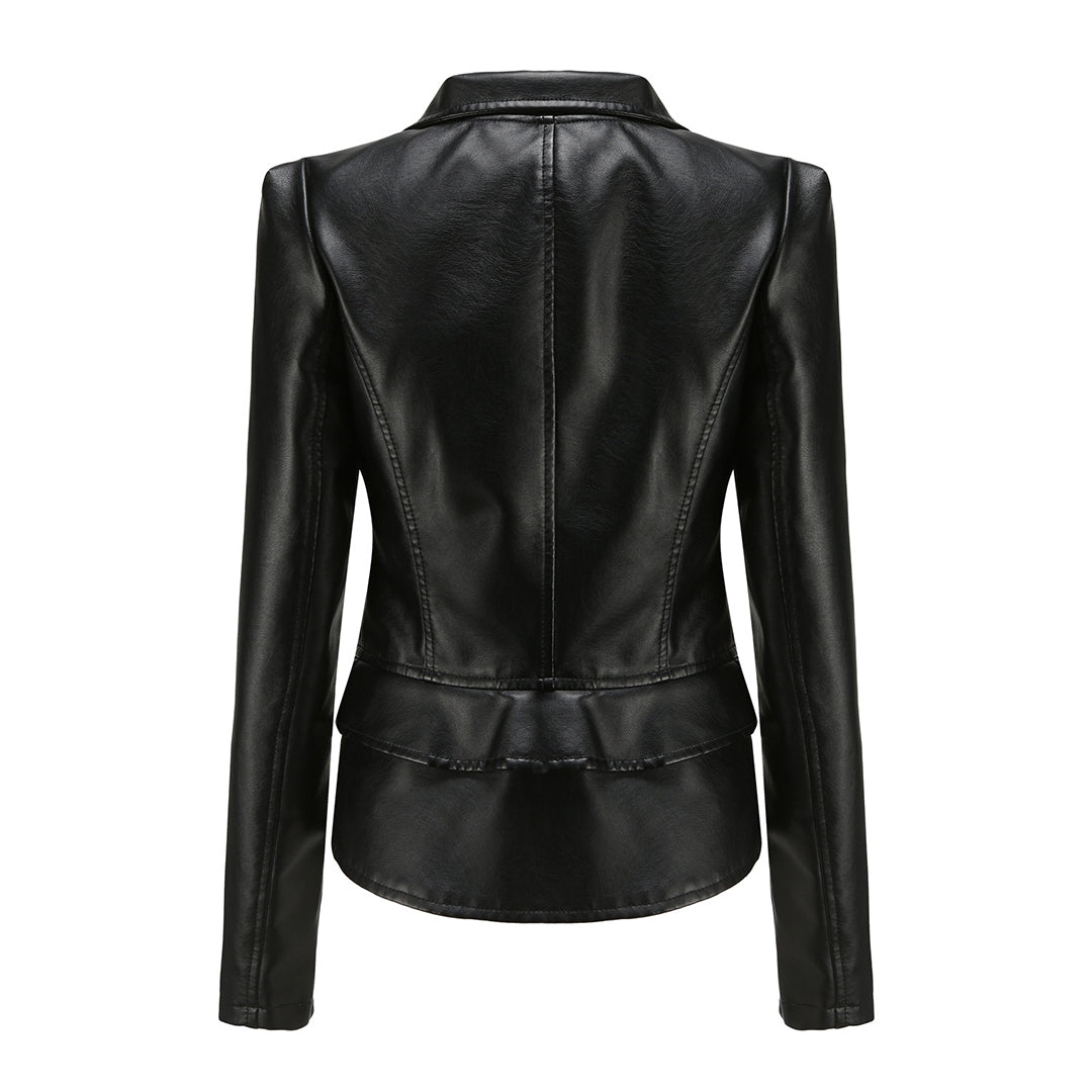 ALOJZIJA - Veste en cuir élégante pour un look chic