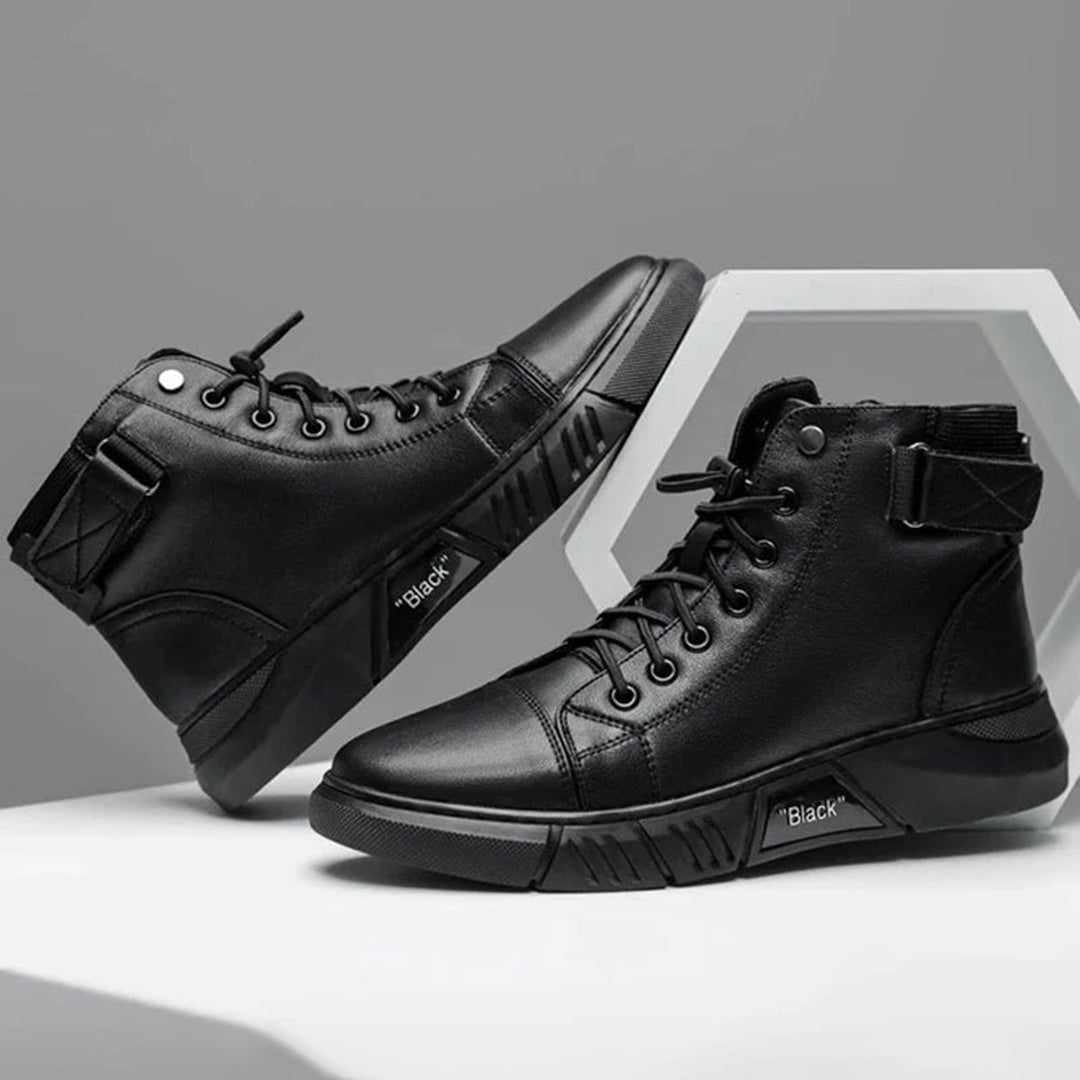Stylish Black Cozy Boots by ADELMO