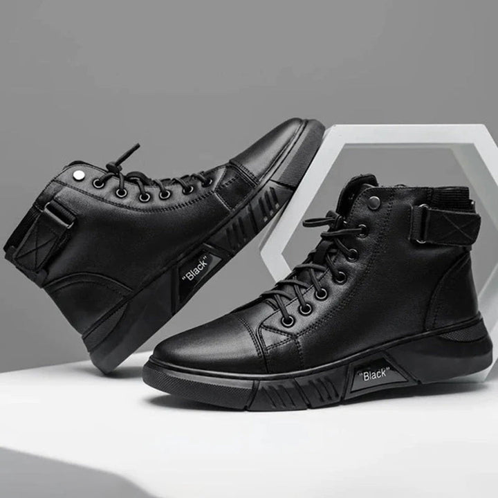 Stylish Black Cozy Boots by ADELMO