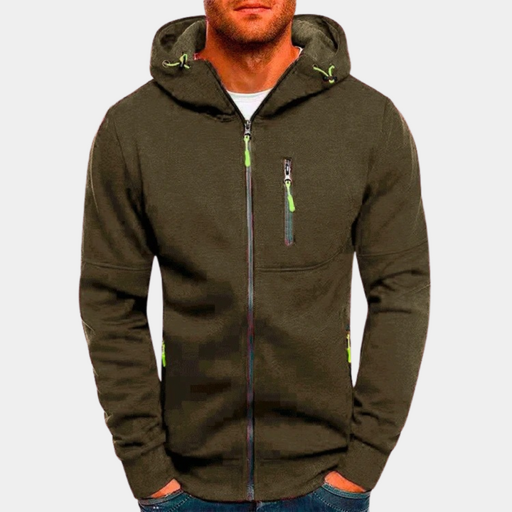 JACKS - Sweat à capuche zippé pour homme