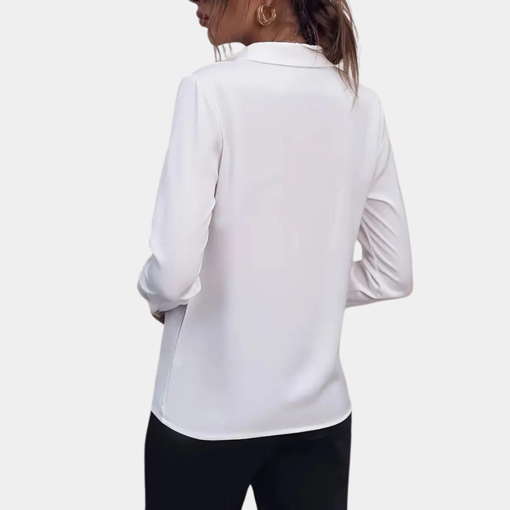 Sienna - Chemisier solide et élégant pour femmes pour un look sophistiqué