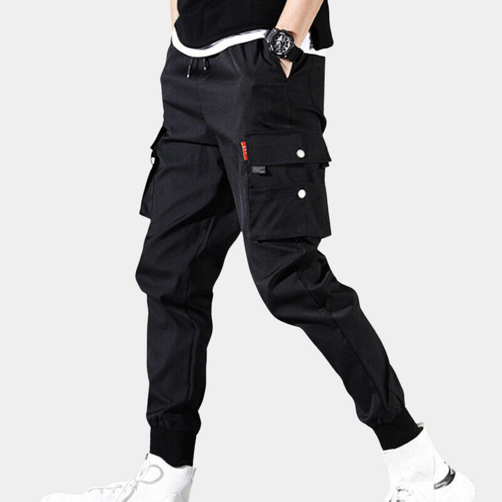 Benvolio - Pantalon cargo élégant pour homme avec poches à rabat pratiques