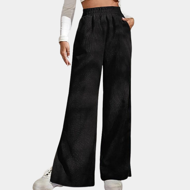 Daria - Pantalon en velours côtelé élégamment confortable pour femmes