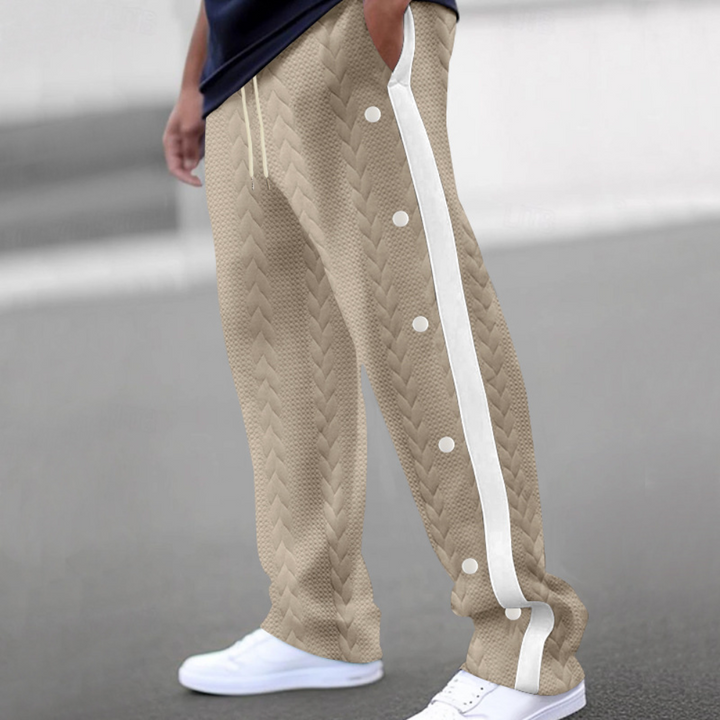 Christos - Pantalon pour homme confortable et élégant avec une ceinture souple