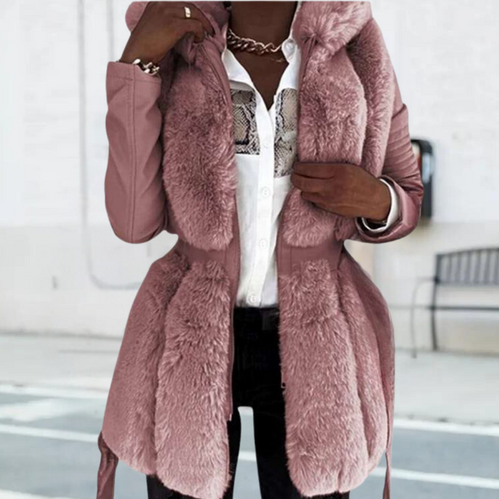Alissa - Veste de luxe pour femme avec capuchon élégant