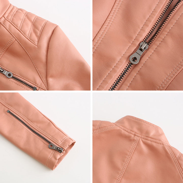 ANDRIJANA - Veste en cuir élégante pour un look intemporel
