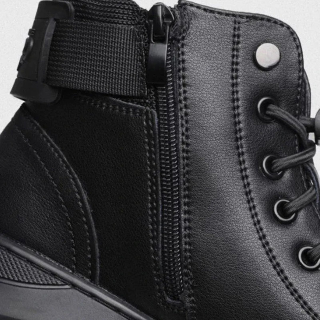 Stylish Black Cozy Boots by ADELMO