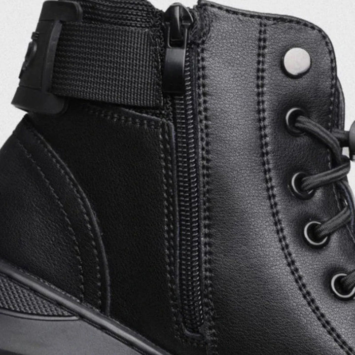 Stylish Black Cozy Boots by ADELMO