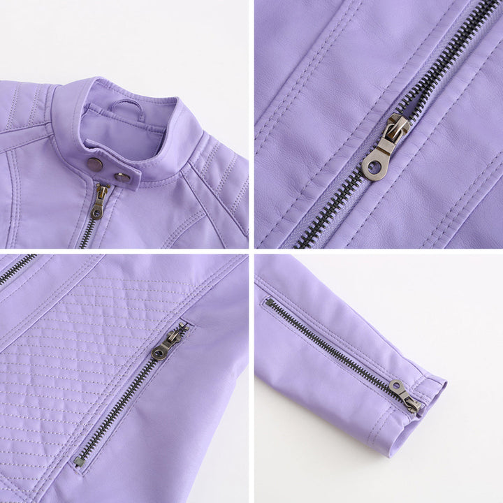 ANDRIJANA - Veste en cuir élégante pour un look intemporel