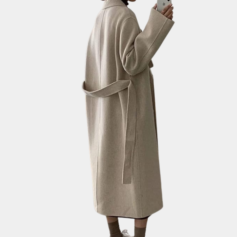 Manteau d'hiver long et élégant pour femmes - chaud et tendance