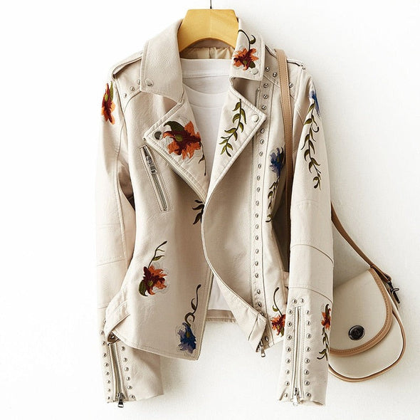 Ivy - Veste en faux cuir élégante et confortable pour femmes