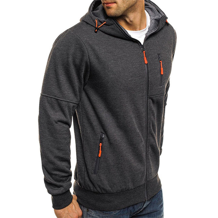JACKS - Sweat à capuche zippé pour homme
