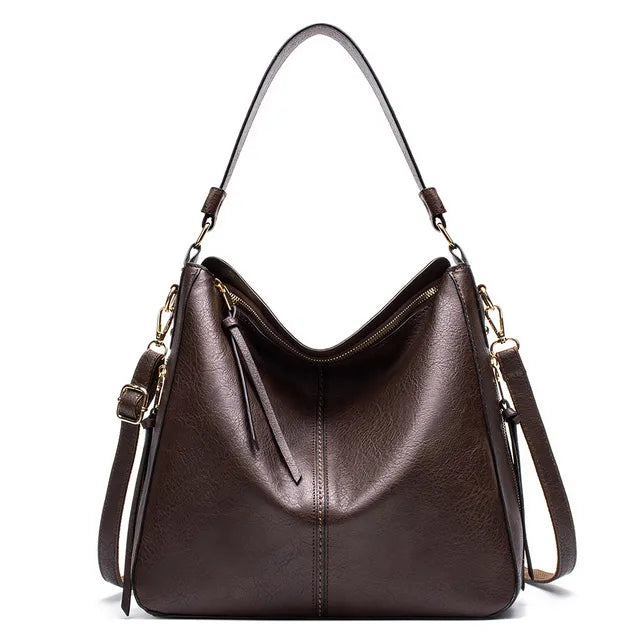 Jacky - Sac à bandoulière d'été en cuir, élégant et spacieux, pour femmes