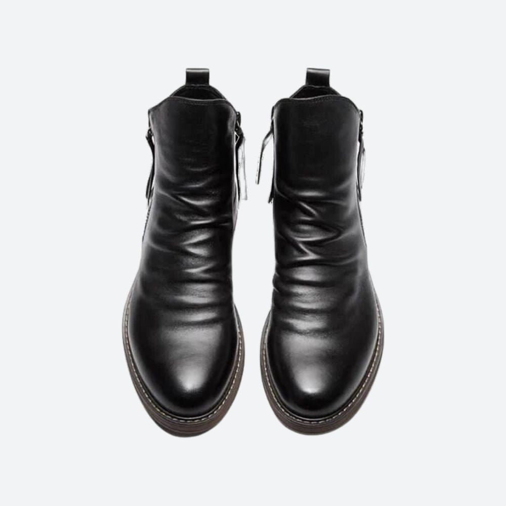 Bottes en cuir élégantes et décontractées pour hommes - Marty