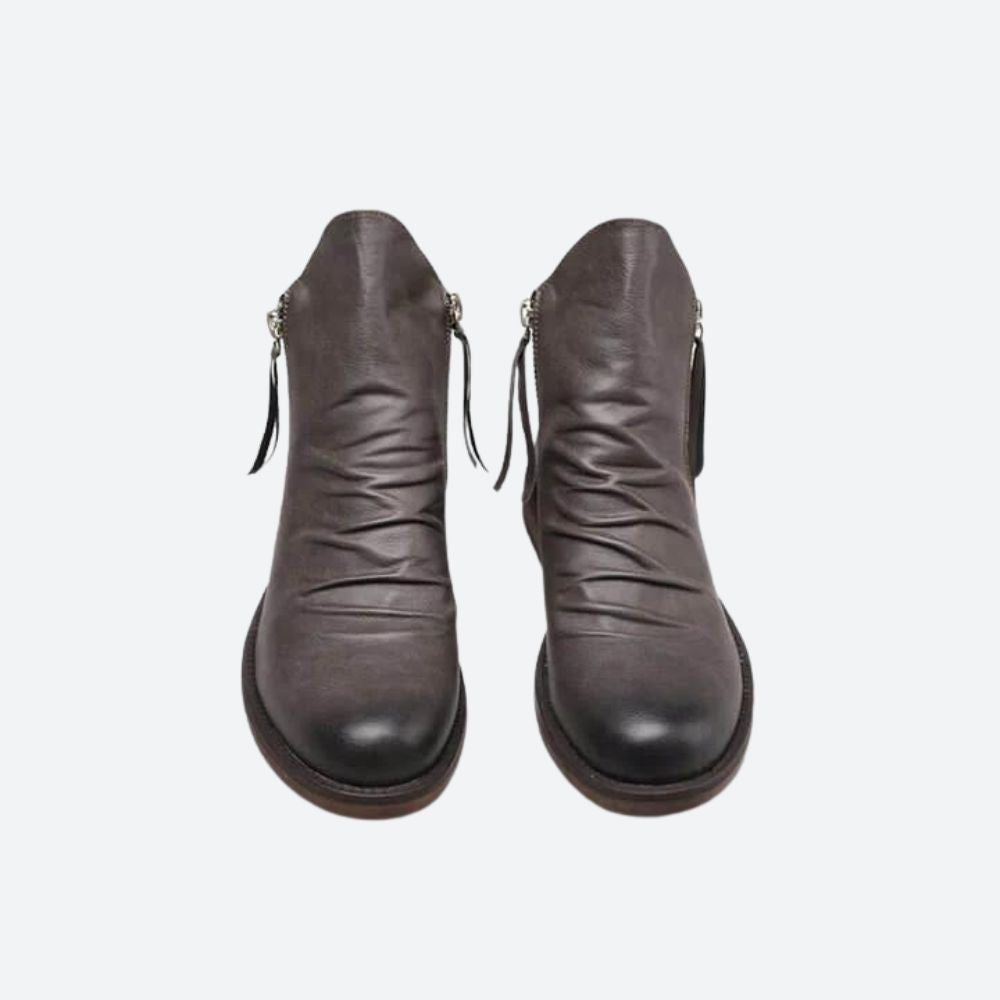 Bottes en cuir élégantes et décontractées pour hommes - Marty
