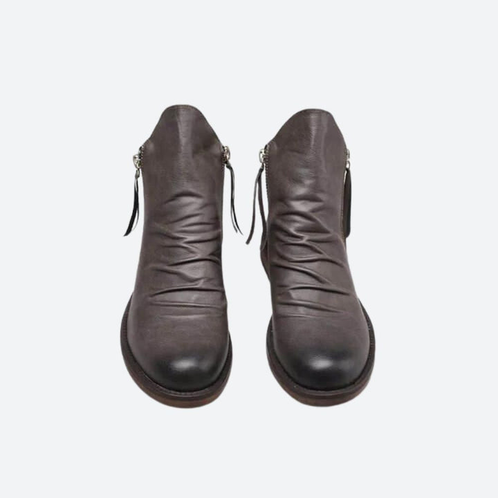 Bottes en cuir élégantes et décontractées pour hommes - Marty