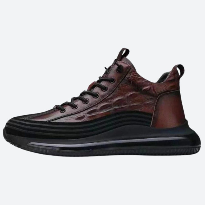 Chaussures élégantes en cuir de vachette pour hommes avec coussins d'air confortables - Mees