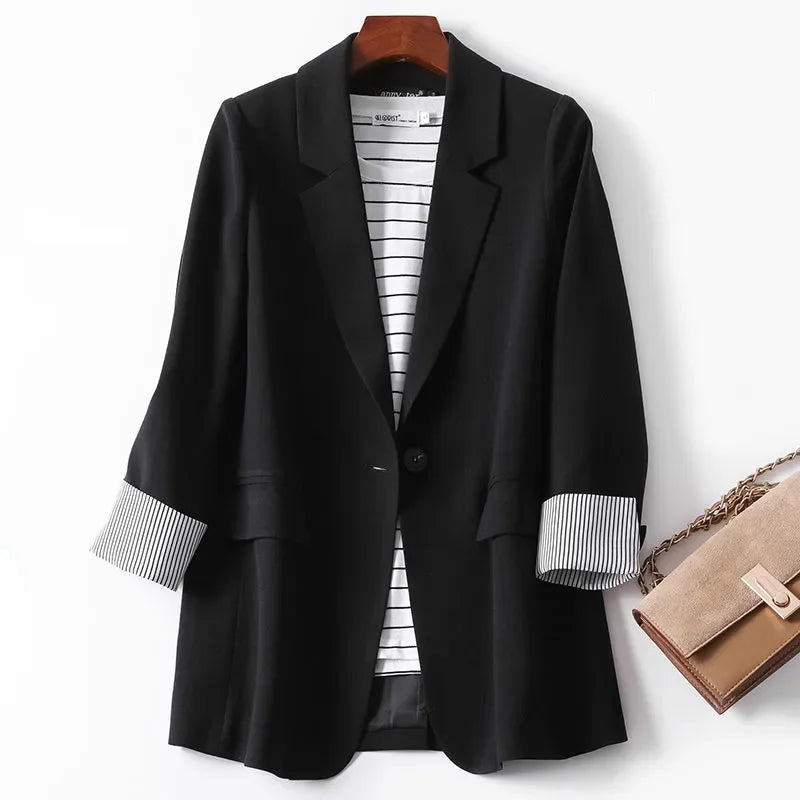 Bella - Blazer patchwork à la mode pour femmes