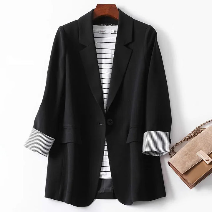 Bella - Blazer patchwork à la mode pour femmes