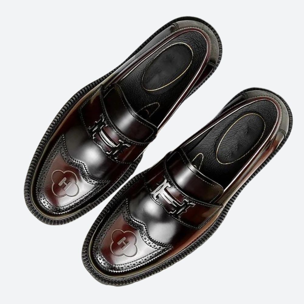 Chaussures élégantes en cuir pour hommes - Pitou