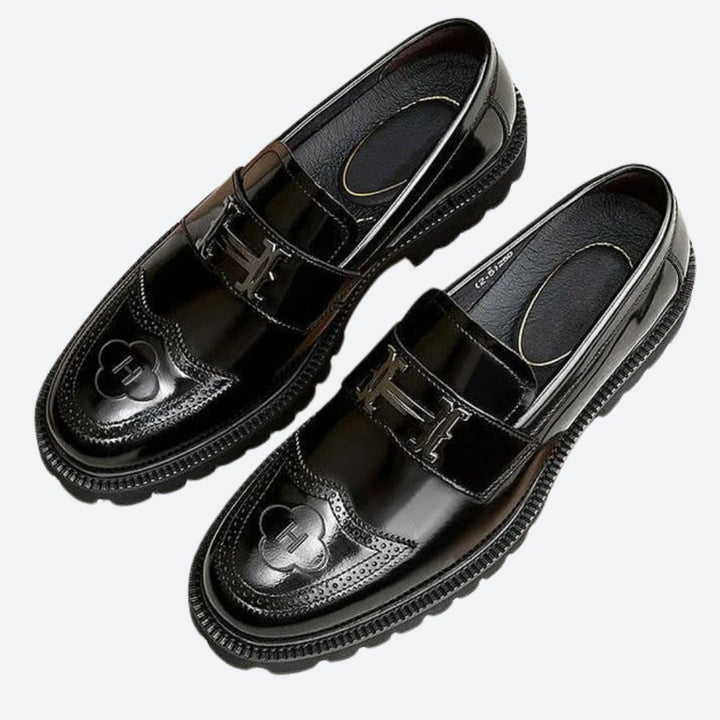 Chaussures élégantes en cuir pour hommes - Pitou