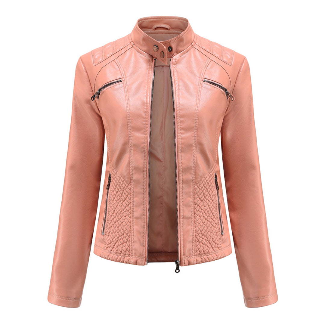 ANDRIJANA - Veste en cuir élégante pour un look intemporel