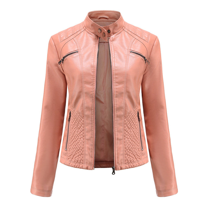 ANDRIJANA - Veste en cuir élégante pour un look intemporel