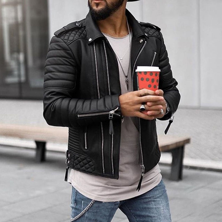 Veste en cuir élégante pour homme - RALPH