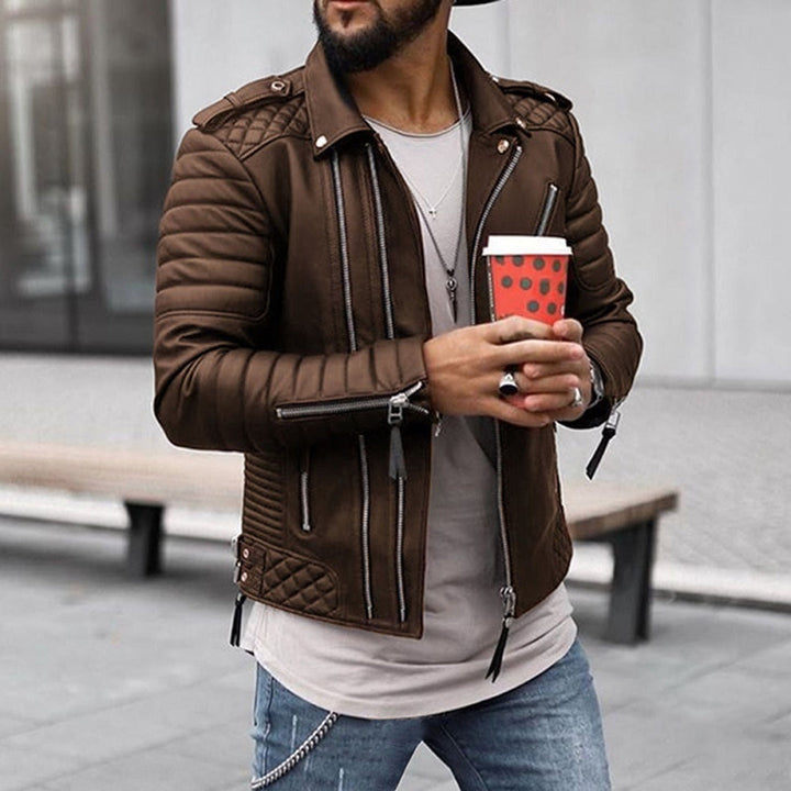 Veste en cuir élégante pour homme - RALPH