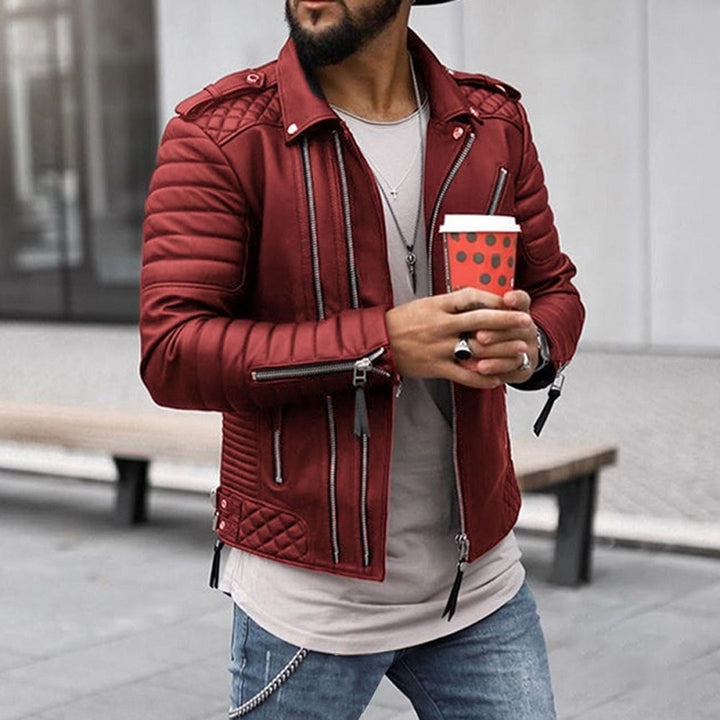 Veste en cuir élégante pour homme - RALPH