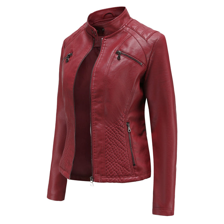 ANDRIJANA - Veste en cuir élégante pour un look intemporel