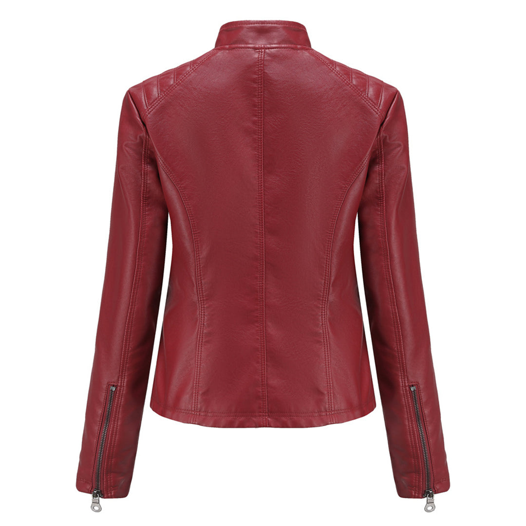 ANDRIJANA - Veste en cuir élégante pour un look intemporel
