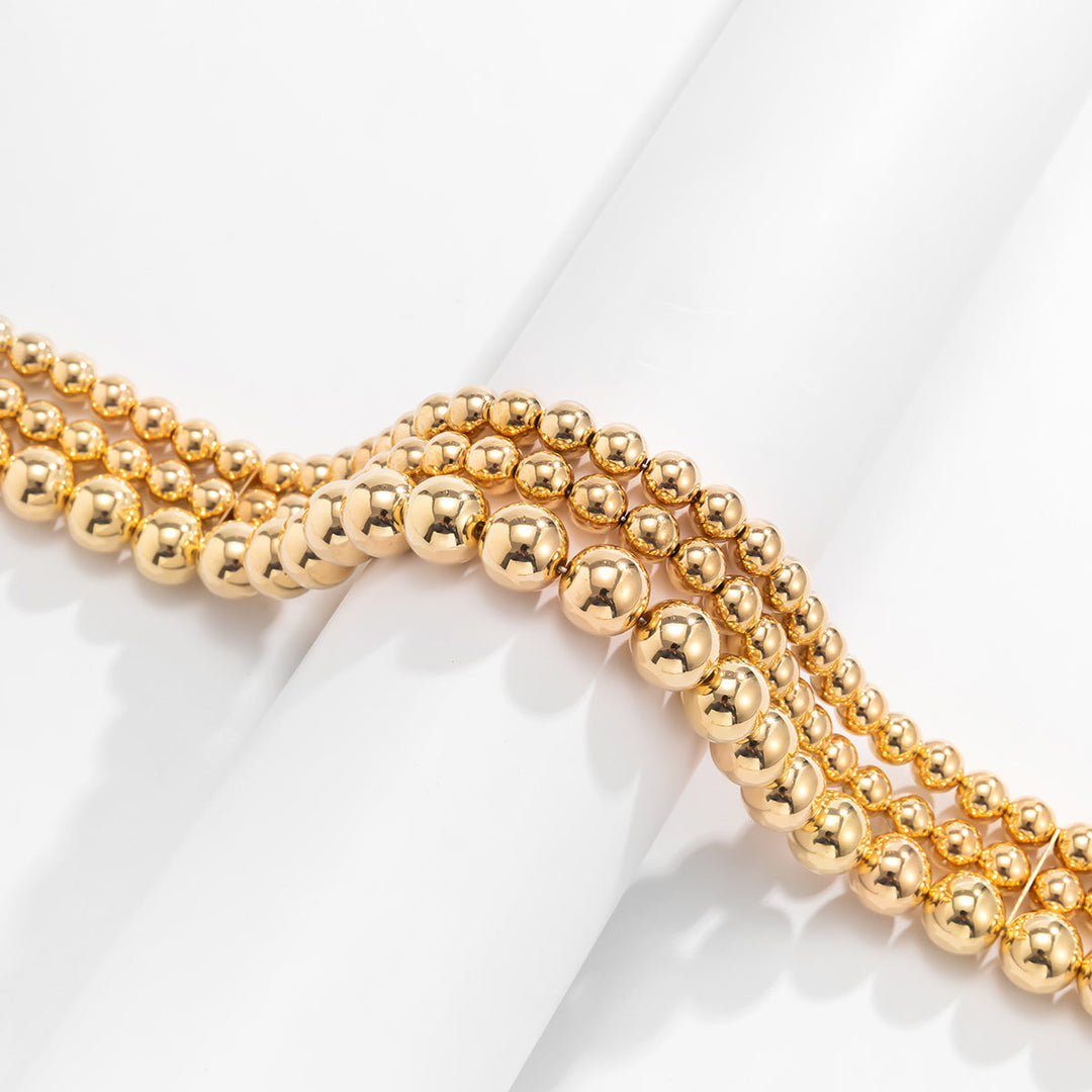 Camille - Élégante parure de colliers en pelline pour femmes