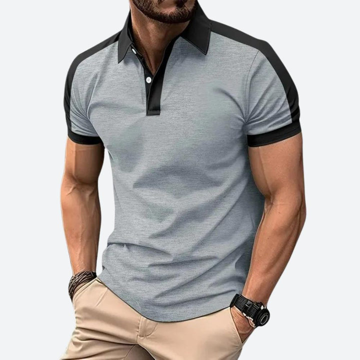Polo élégant à manches courtes pour hommes - Sam