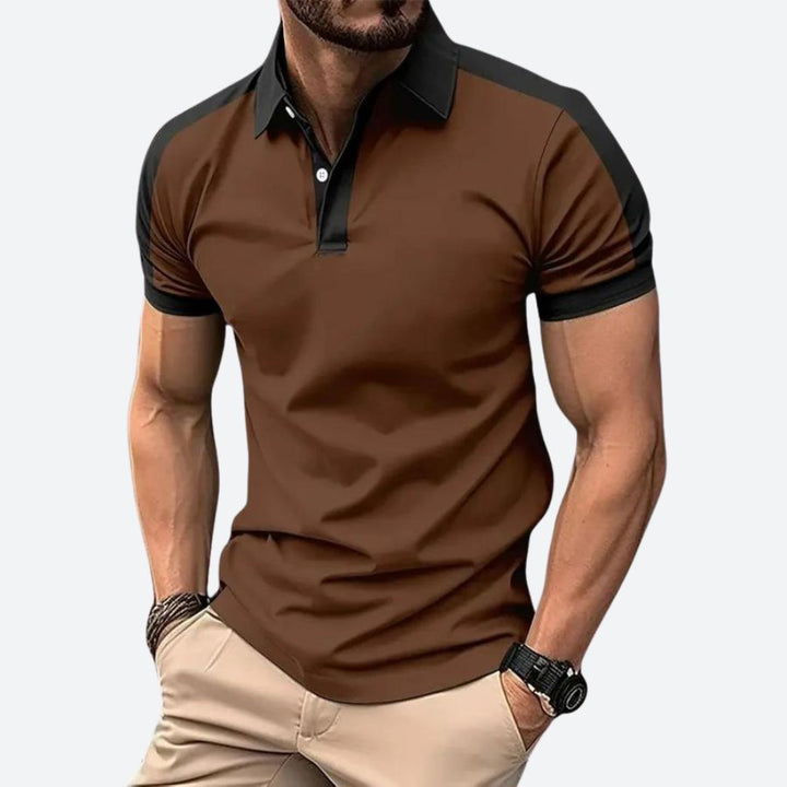 Polo élégant à manches courtes pour hommes - Sam