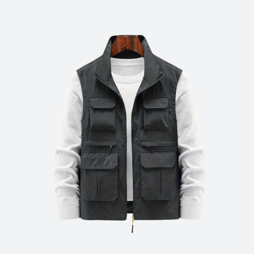 Gilet élégant pour hommes avec poches zippées pratiques - Sid